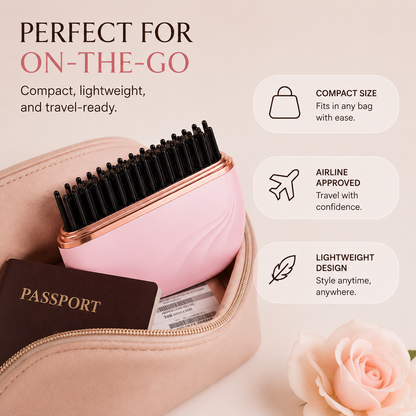 Wireless Hair Straightening Comb