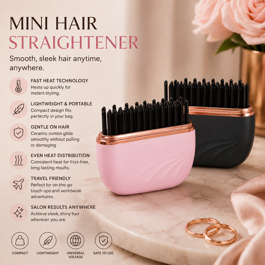 Wireless Hair Straightening Comb