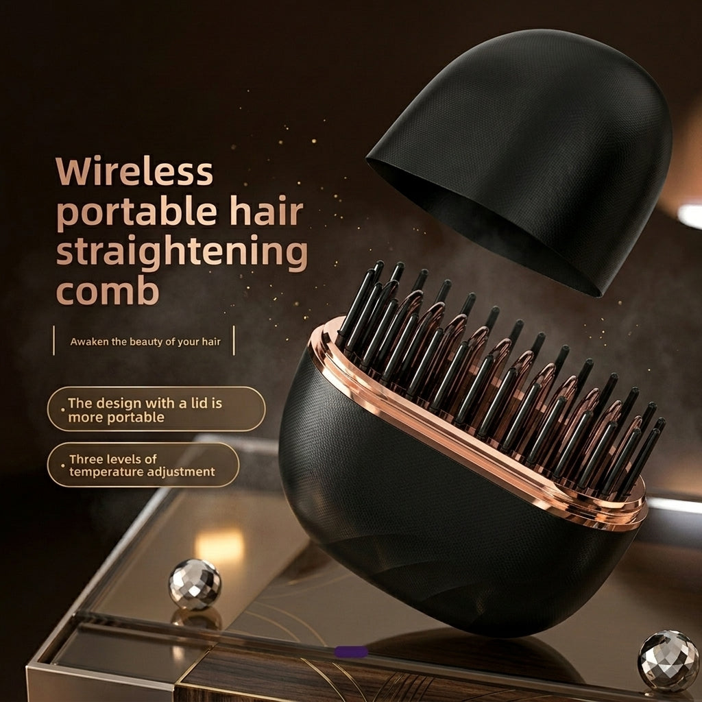 Wireless Hair Straightening Comb